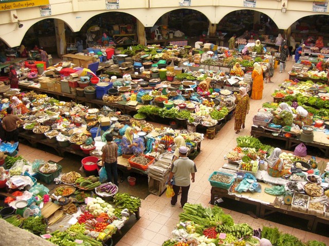 Kota Bahru vegetable market